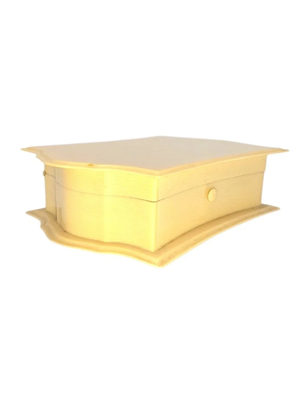 Vintage DuBarry Celluloid Velvet Lined Jewelry Trinket  Vanity Box Art Deco